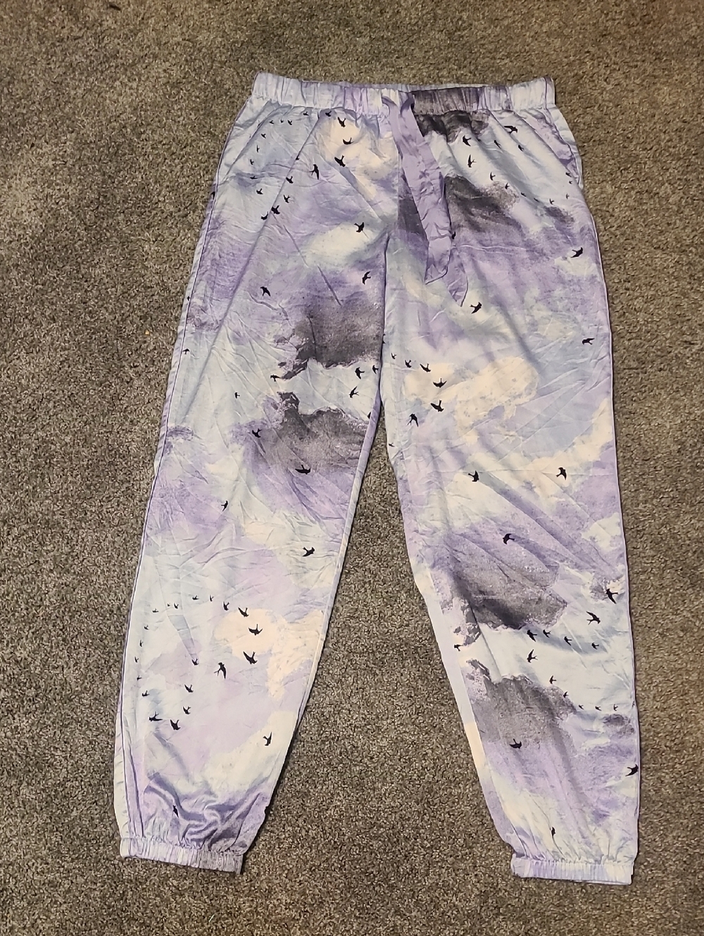 VICTORIAS SECRET Tie-Dye Bird Print Jogger PJS